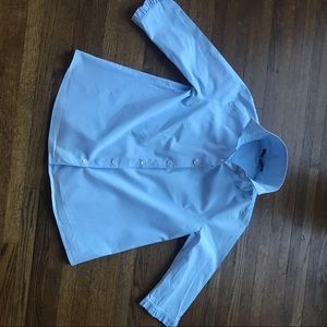 Belly Basics Powder Blue Oxford, petite